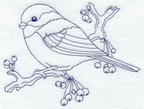 Chickadee (Bluework)