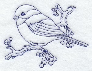 Chickadee (Bluework)