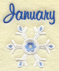 Monthly Celebrations - January - Snowflake