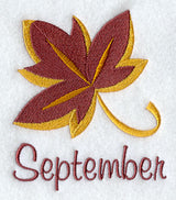 Monthly Celebrations - September - Autumn Leaf