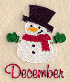 Monthly Celebrations - December - Snowman
