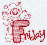 Chef - Friday (Redwork)