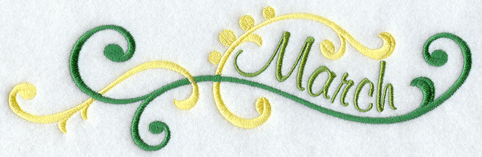 Monthly Celebrations Border - March