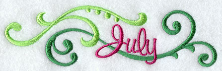 Monthly Celebrations Border - July