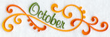 Monthly Celebrations Border - October