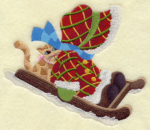 Sledding Sunbonnet Sue