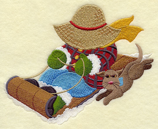 Sledding Fisherman Fred