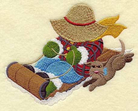 Sledding Fisherman Fred