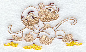 Best Friends - Monkeys (Vintage)