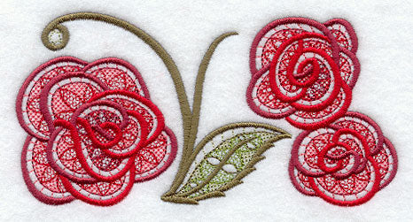 Light and Lovely Roses Rectangle