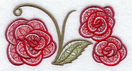 Light and Lovely Roses Rectangle