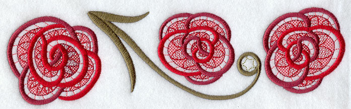 Light and Lovely Roses Border