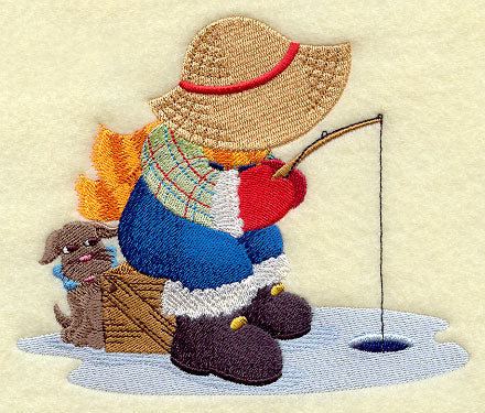 Ice Fishing Fisherman Fred