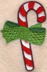 Candy Cane w/Bow
