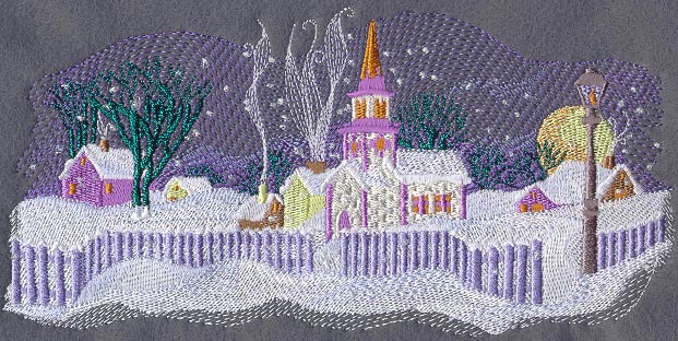 Snowy Church