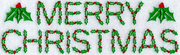 Holly Christmas Greeting