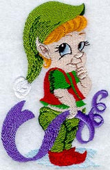 Elf With Ribbon