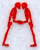 Skeleton Letter A - 1 3/4 Inch