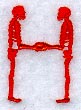 Skeleton Letter H - 1 3/4 Inch