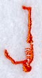 Skeleton Letter J - 1 3/4 Inch
