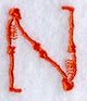 Skeleton Letter N - 1 3/4 Inch