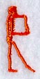 Skeleton Letter R - 1 3/4 Inch