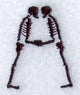 Skeleton Letter A - 1 3/4 Inch