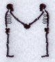 Skeleton Letter M - 1 3/4 Inch