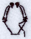Skeleton Letter Q - 1 3/4 Inch