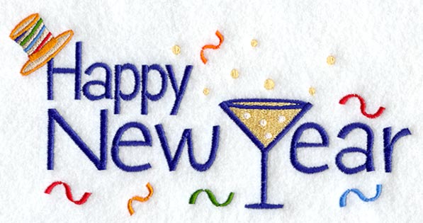 New Year w/party favors