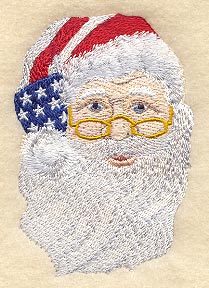 Patriotic Santa