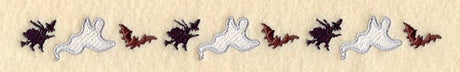 Witch & Ghost Border