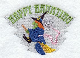 Frieda the Witch & Broom Scene