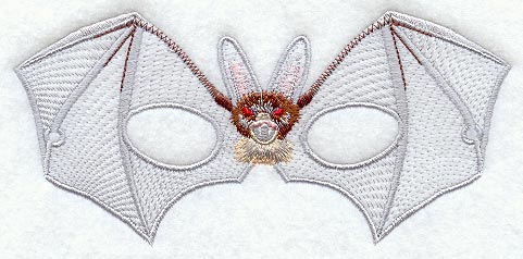 Bat Half Mask - Large