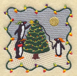 Decorator Penguins Square