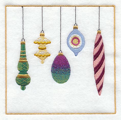 Antique Ornaments Square