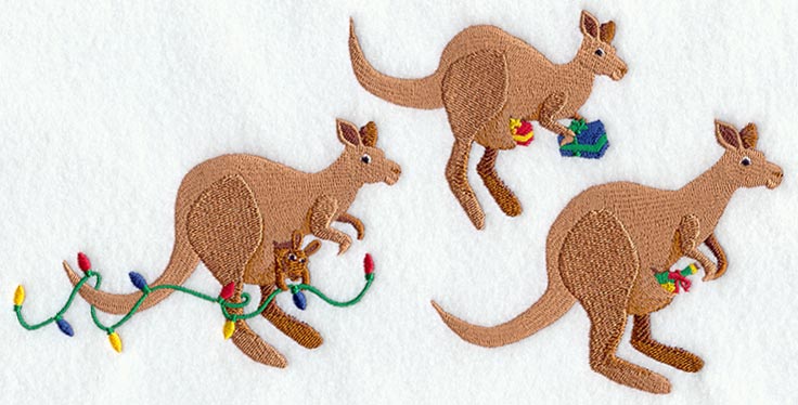 Christmas Kangaroos