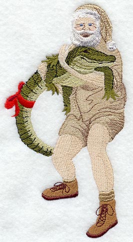 Santa w/Crocodile
