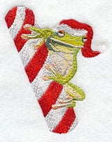 Tree Frog w/Candy Cane
