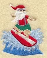 Surfing Santa