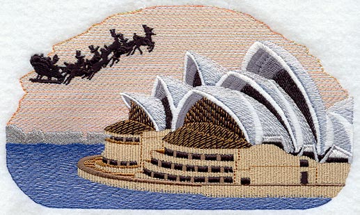 Santa & Sydney Opera House