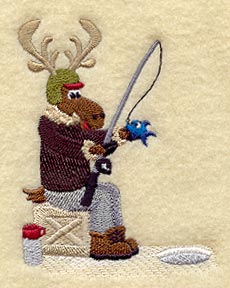 Ice Fishing Muddie Moose