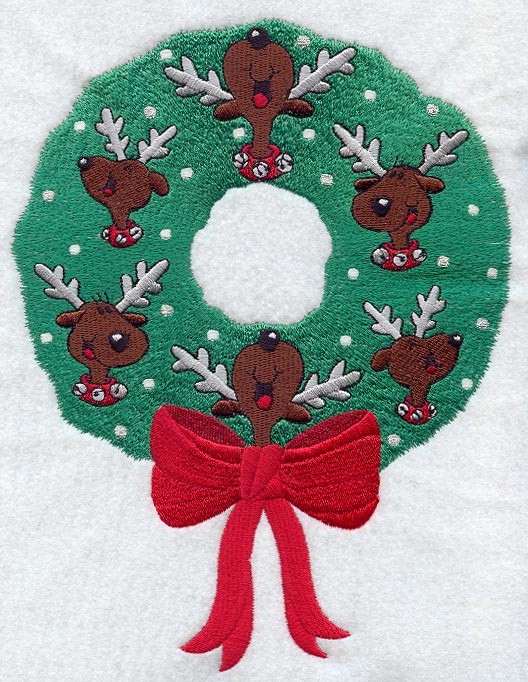 Deer Family Wreath