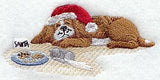 Santa Puppy w/Cookies