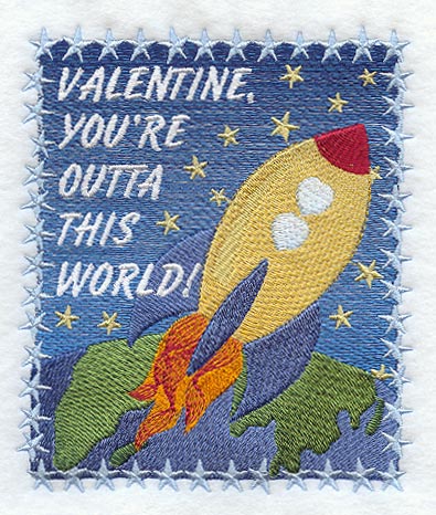 Rocketship Valentine