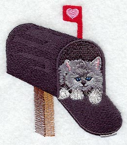 Kitten in Mailbox