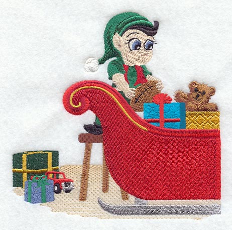 Sleigh-Loading Elf