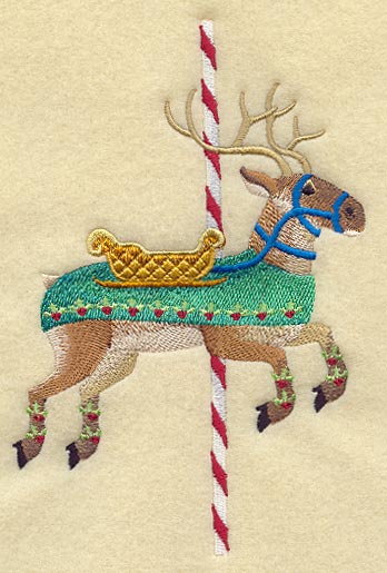 Prancing Carousel Reindeer