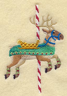Prancing Carousel Reindeer