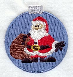 Santa Christmas Ornament